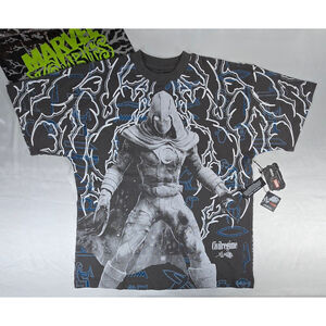 Civil Regime Marvel Zombies Moon Knight Classic Oversized Tee in Vintage Ashes